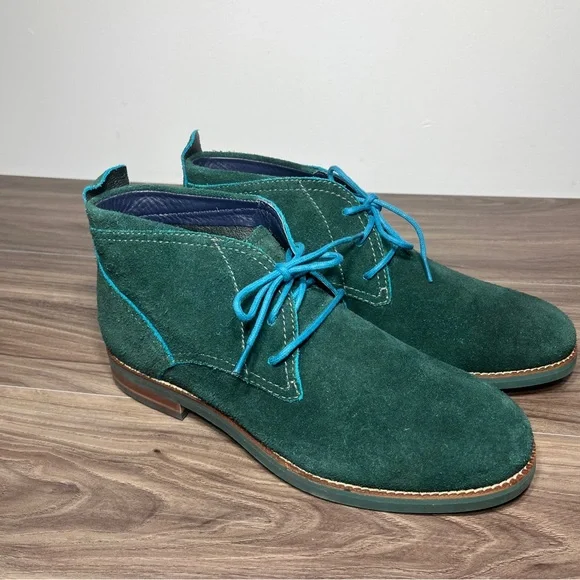 Cole Haan Air Charles Chukka C11162 Bottle Green Suede US 9 W